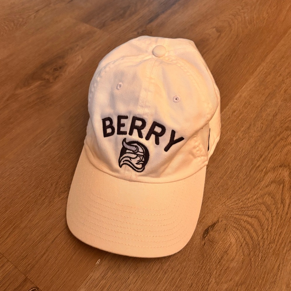 Berry College Nike White Hat